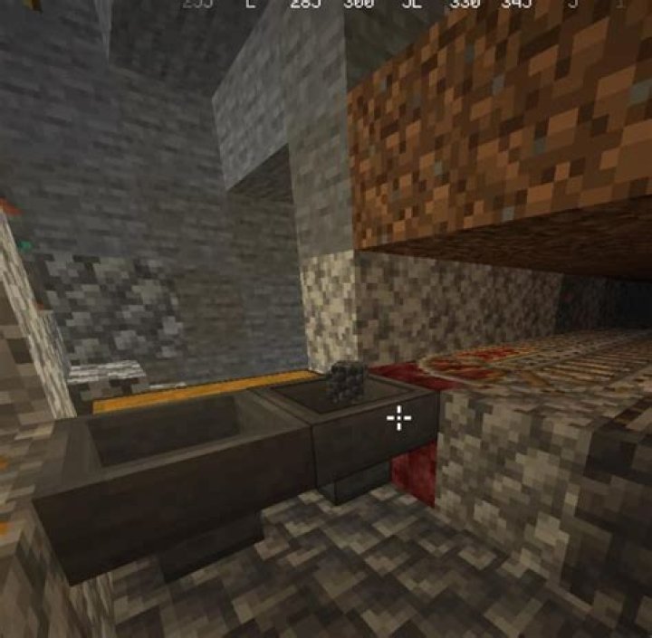 A hopper not attached to anything Image via Mojang