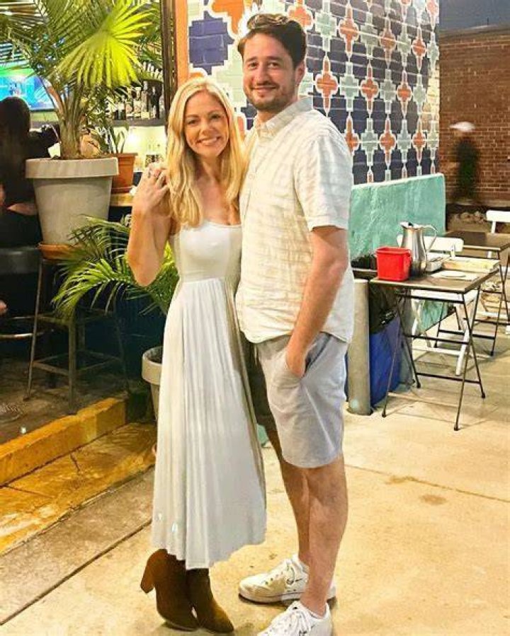 Alexa Rosenberg with her boyfriend Jacques pardon in a frame