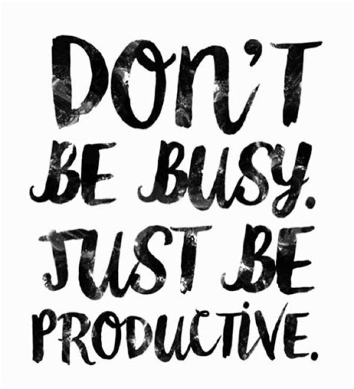 ‘Being Busy Doesn’t Affect Anything’