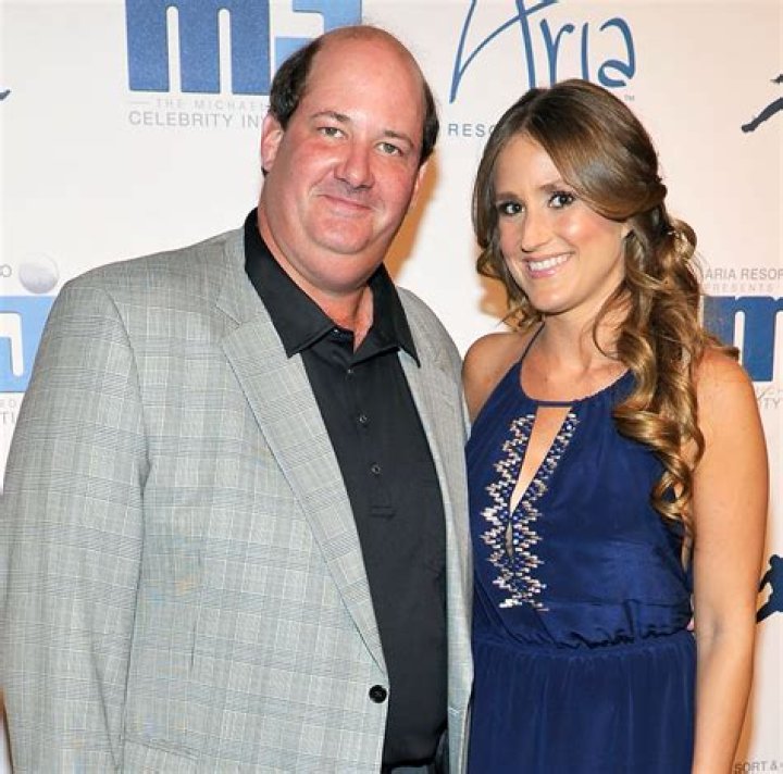 Brian Baumgartner with his girl baby Brylee Bea Baumgartner