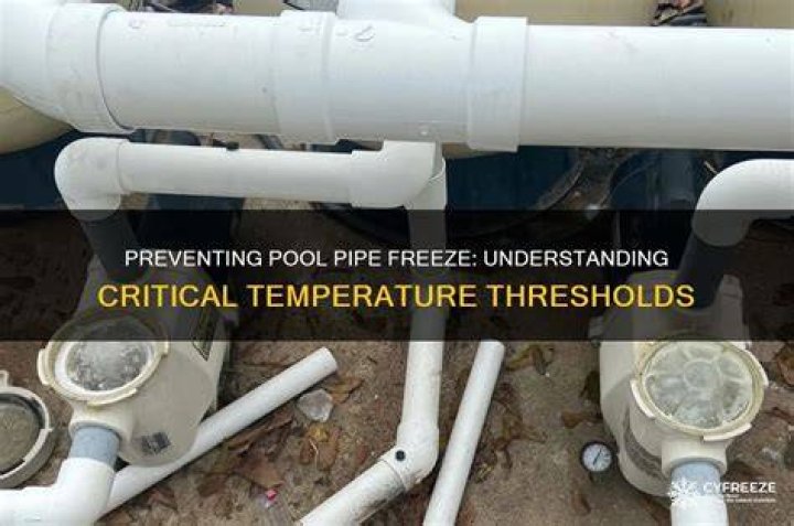 Can pool pipes freeze?