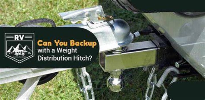 Can you backup with a weight distribution hitch?