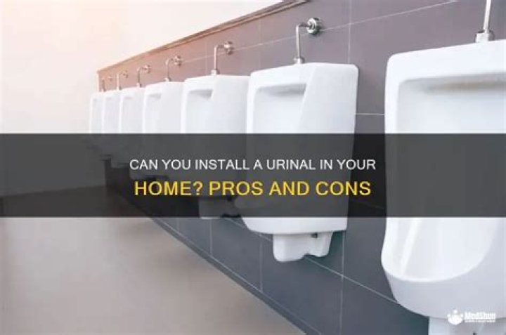 Can you install a urinal in a house?