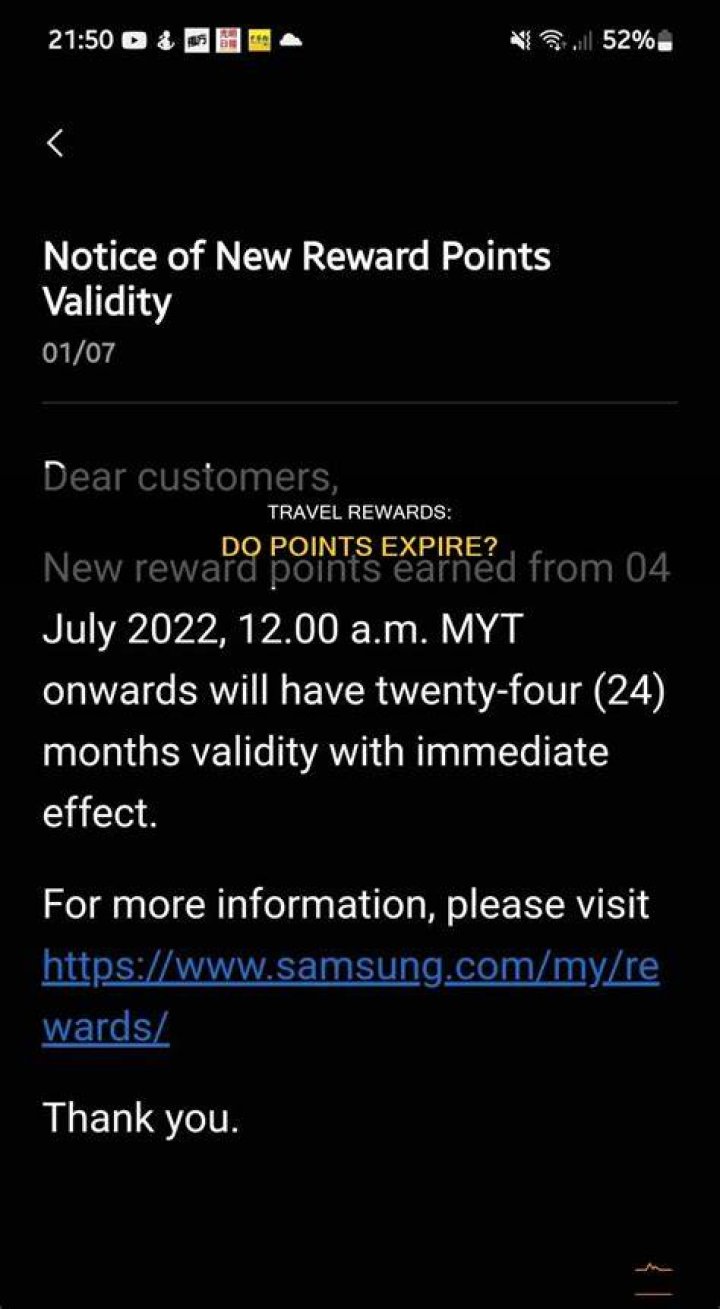 Do speedy reward points expire?