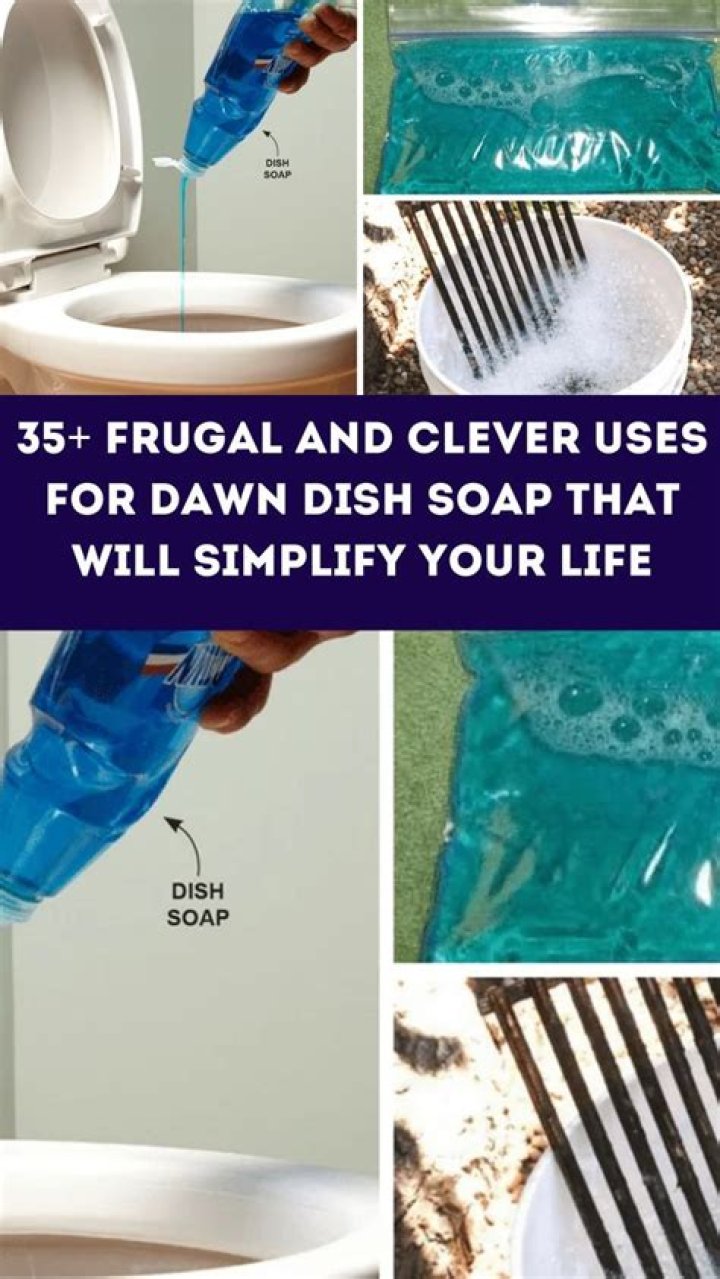 Does Dawn dish soap unclog drains?