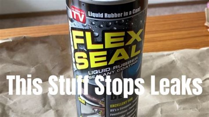 Does Flex Seal stop water leaks?