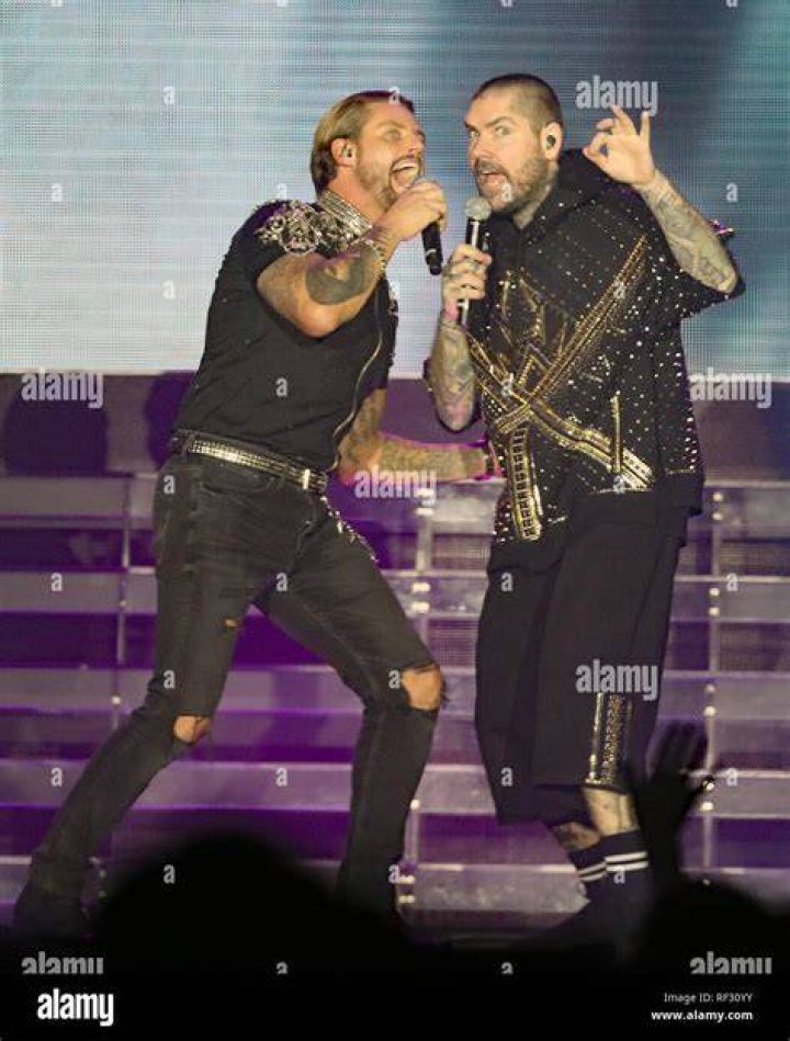 (EDITORIAL USE ONLY) Shane Lynch of Boyzone performs at The O2 Arena on February 07, 2019 in London, England.