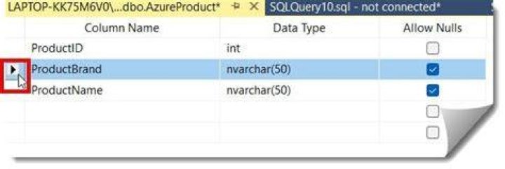 How do I change the position of a column in SQL Server?