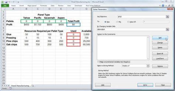 How do you call Solver in Excel?