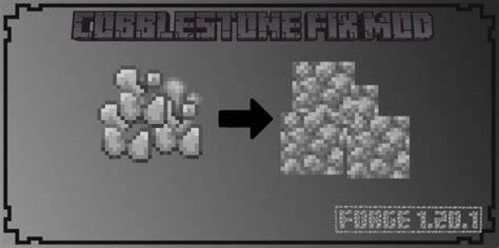 How do you fix cobblestone?