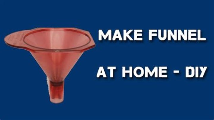 How do you make a small paper funnel?
