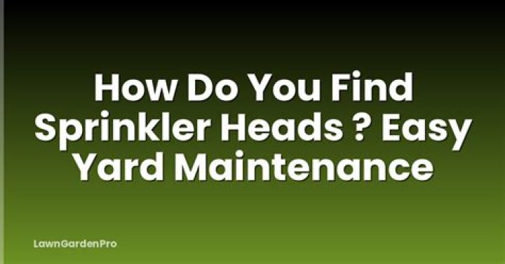 How do you raise sprinkler heads?
