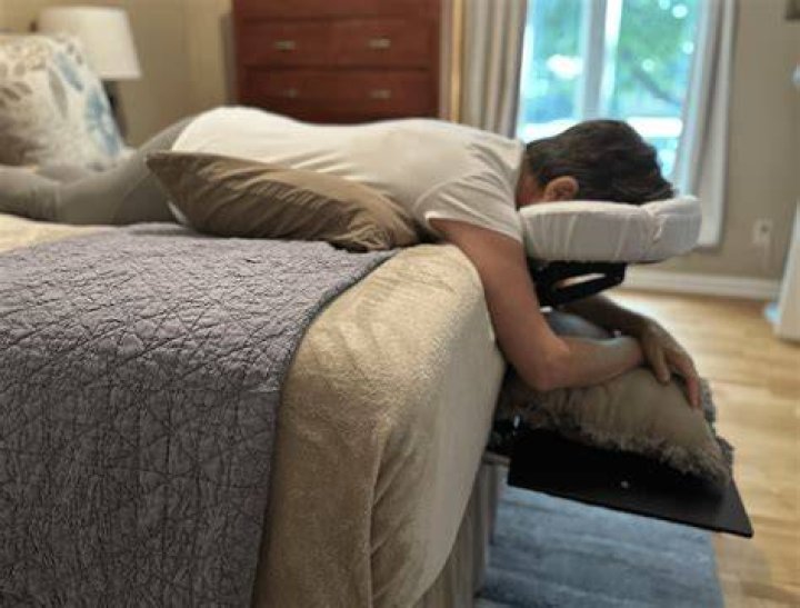 How do you sleep face down after retinal surgery?