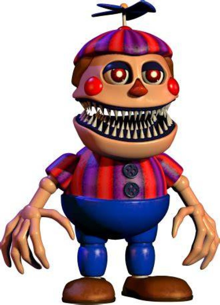 How many teeth does nightmare balloon boy have?
