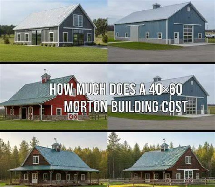How much does it cost to put up a Morton building?