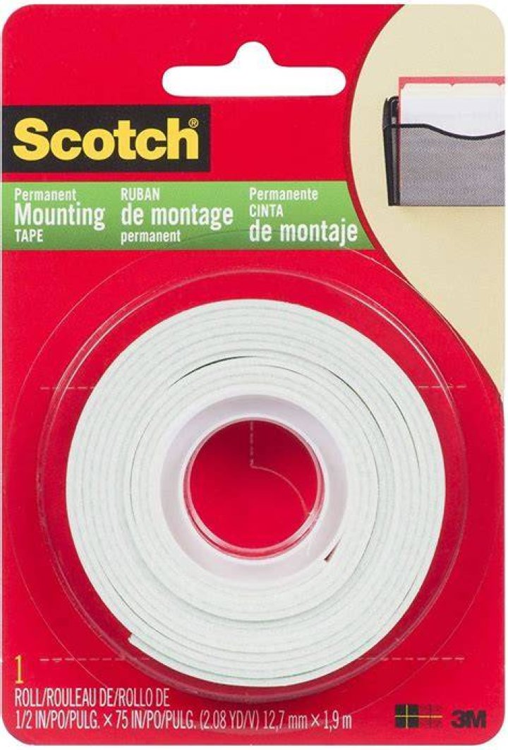 Is Scotch indoor mounting tape removable?
