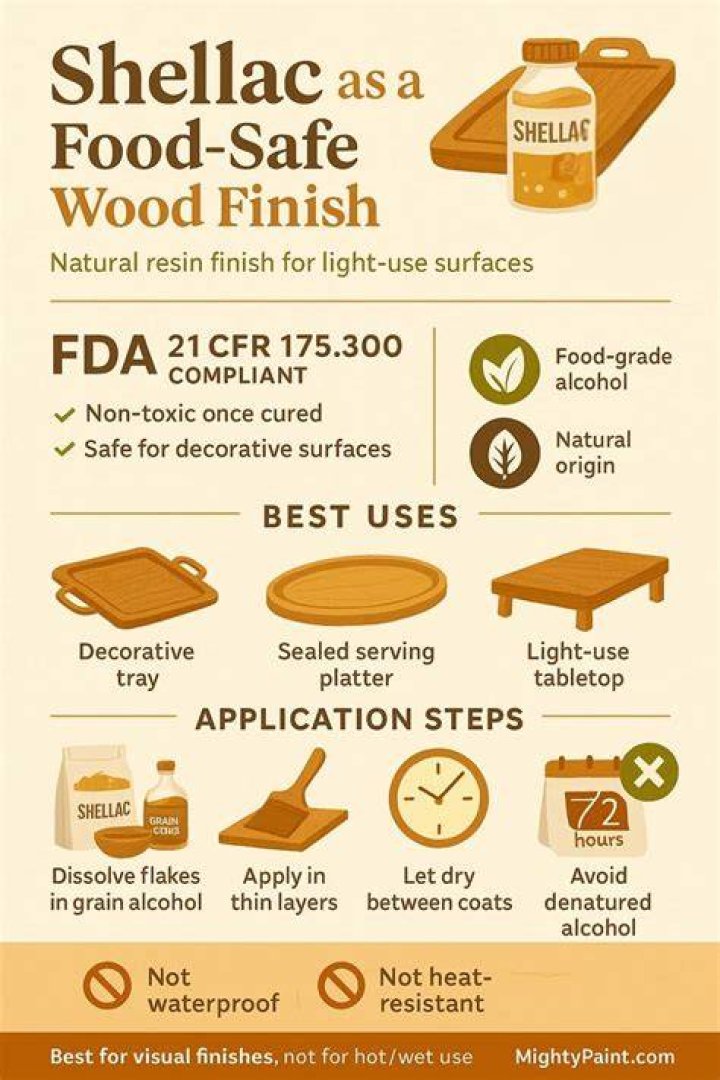 Is shellac safe for food?