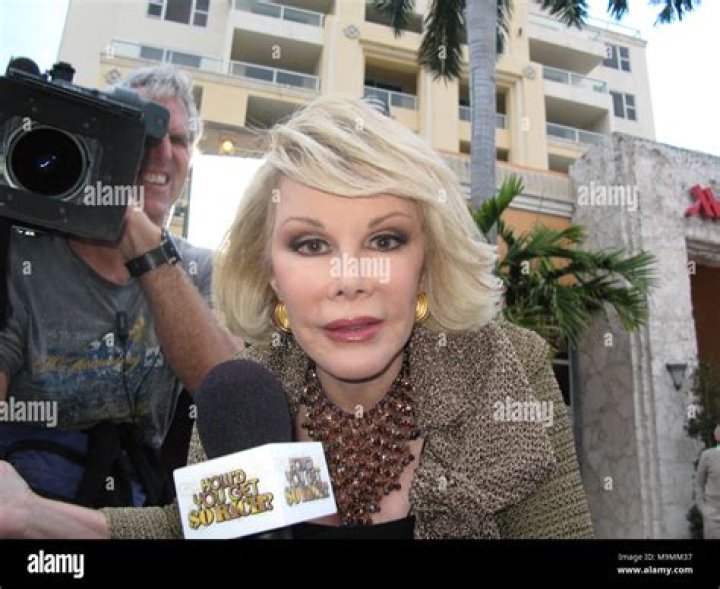 Joan Rivers Filming