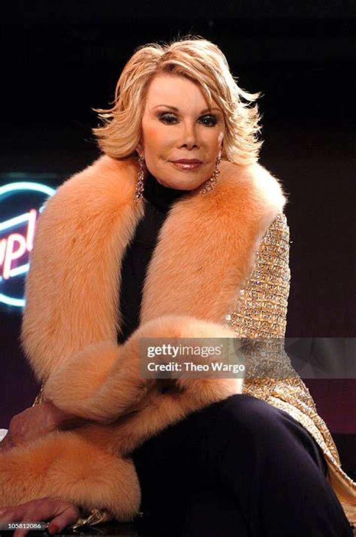 Joan Rivers taping