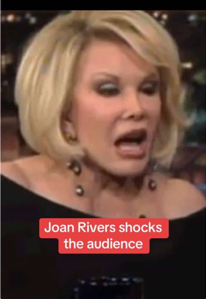 Joan Rivers with some luggage