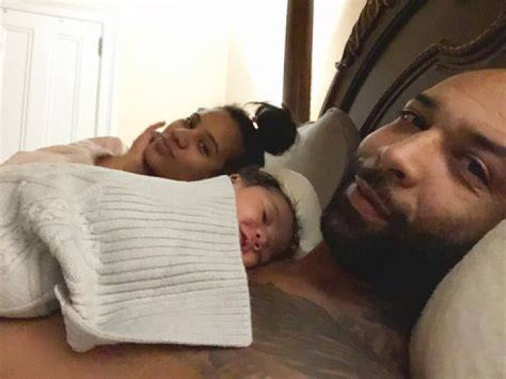 Joe Budden feeling the baby bump of Cyn Santana