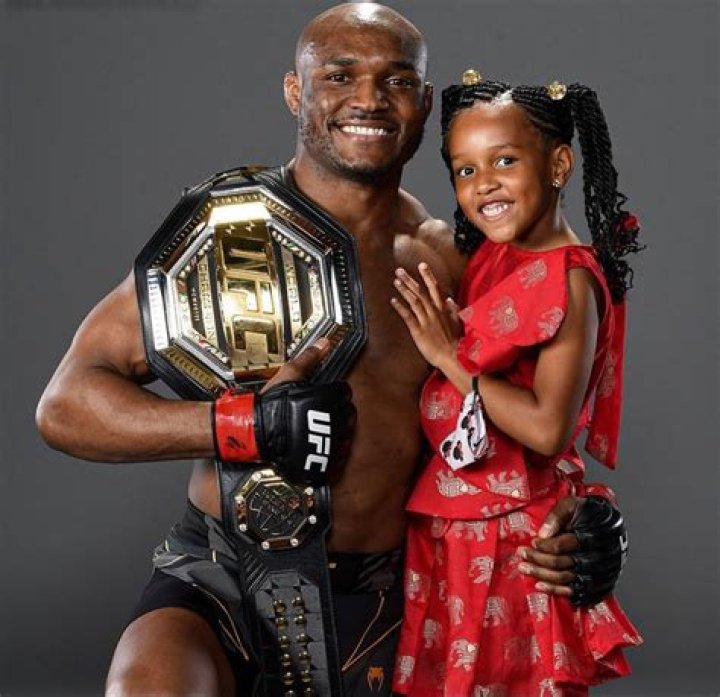 Kamaru Usman victory against Colby Covington? Kamaru Usman with daughter Samirah Usman