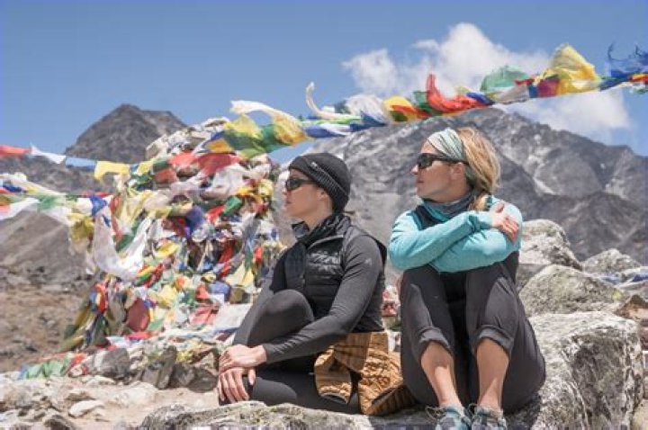 Mandy Moore on Everest Base Camp in Nepal