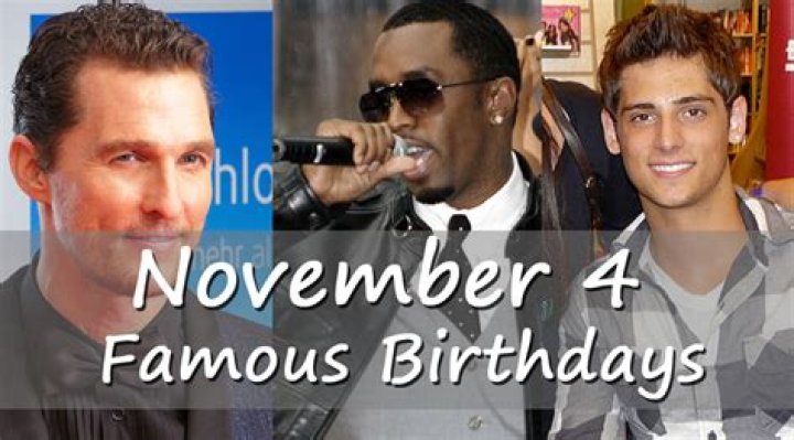 November 4 Birthdays By Profession