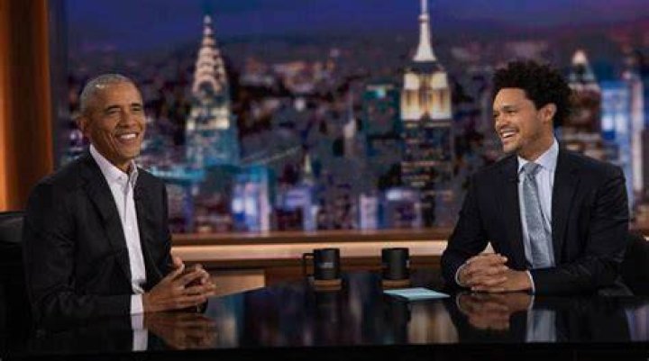 Obama Appears On Daily Show With Jon Stewart