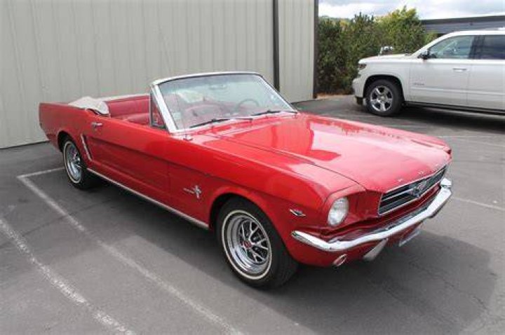 Rodgers and his red mustang