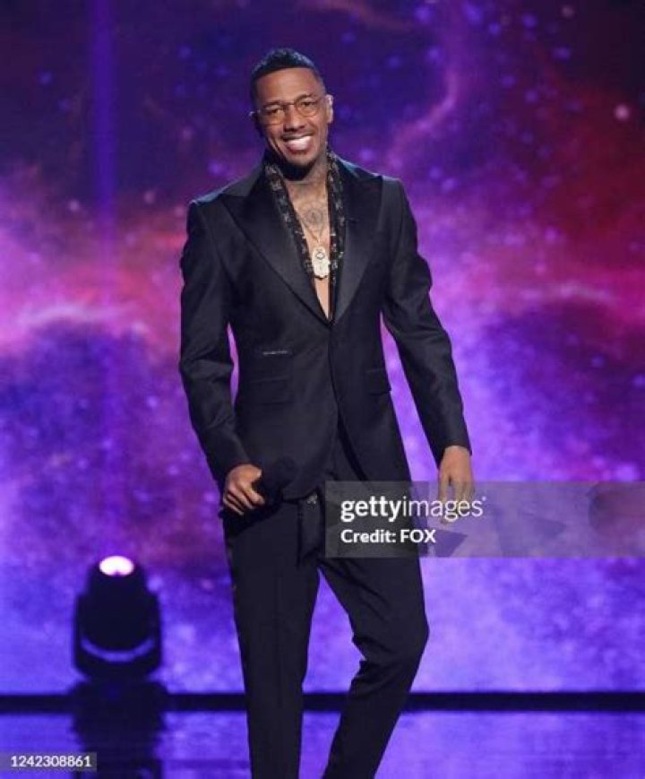 The host Nick Cannon was married to the singer Mariah Carey from 2008 to 2016.