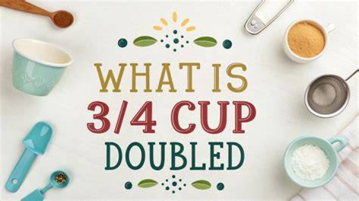 What 3/4 pound doubled?