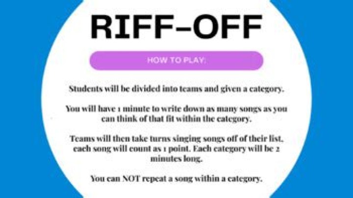What are the rules for a riff off?