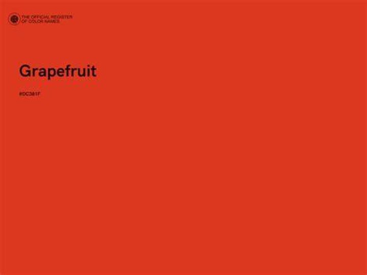 What Colour are grapefruit?