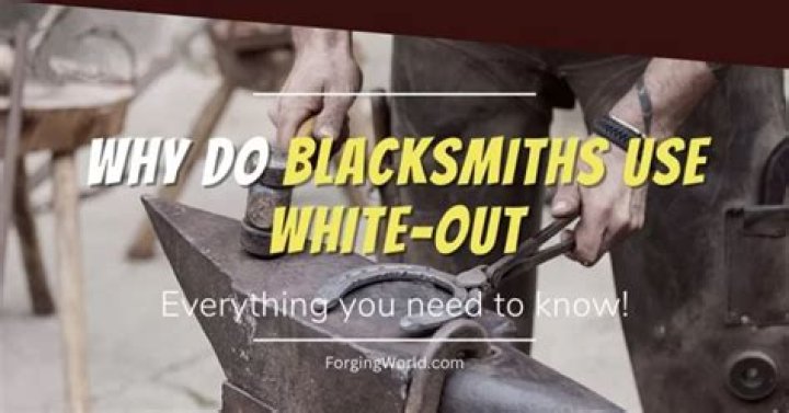 What do blacksmiths use for flux?
