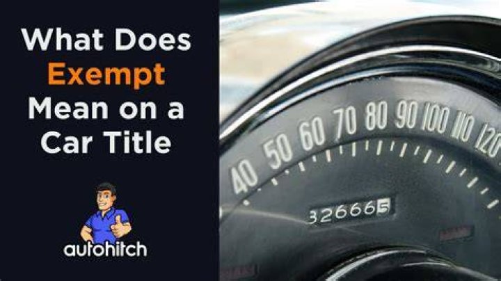 What does Title exception mean?