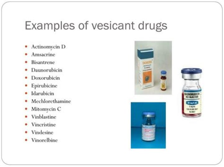 What is a vesicant medication?