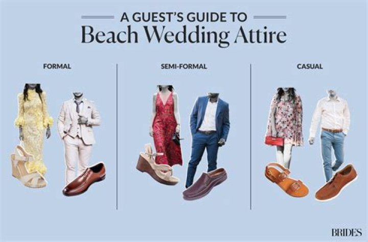 What is beach formal attire for wedding?
