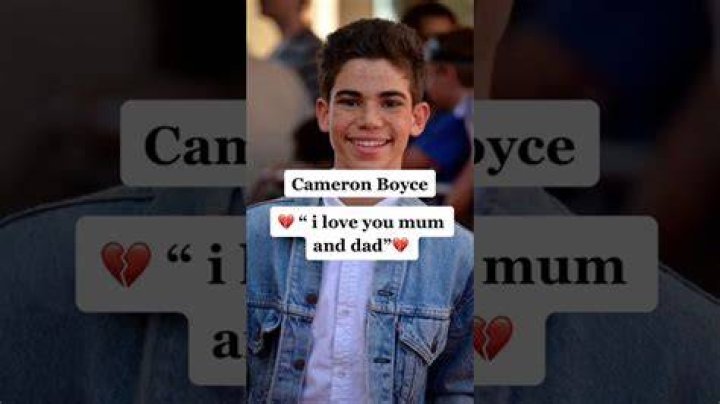 What is Cameron Boyce last words?