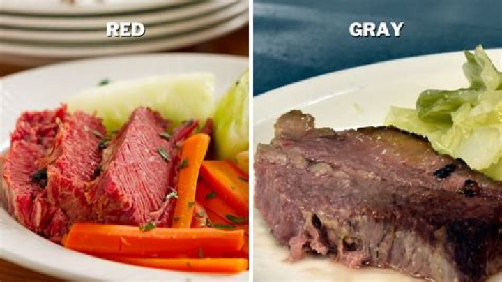 What is the difference between gray corned beef and red corned beef?