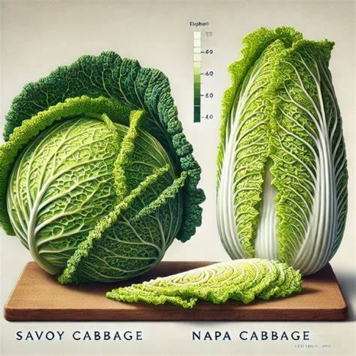 What’s the difference between Savoy cabbage and napa cabbage?