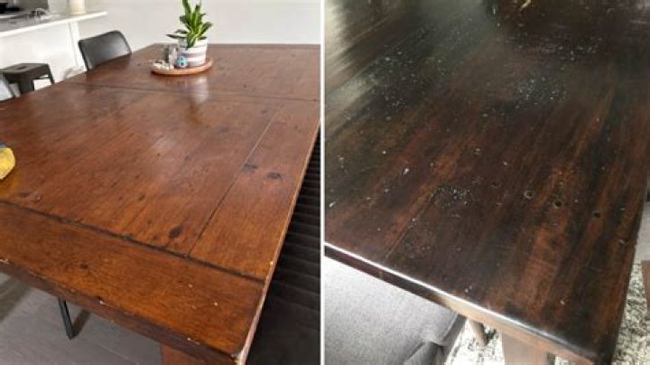 Why is my wooden table sticky?