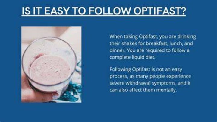 Why is optifast bad for you?