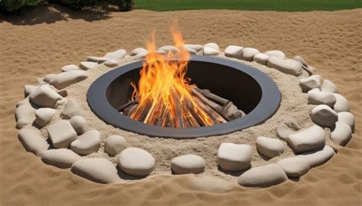 Why should you pour sand off fire?