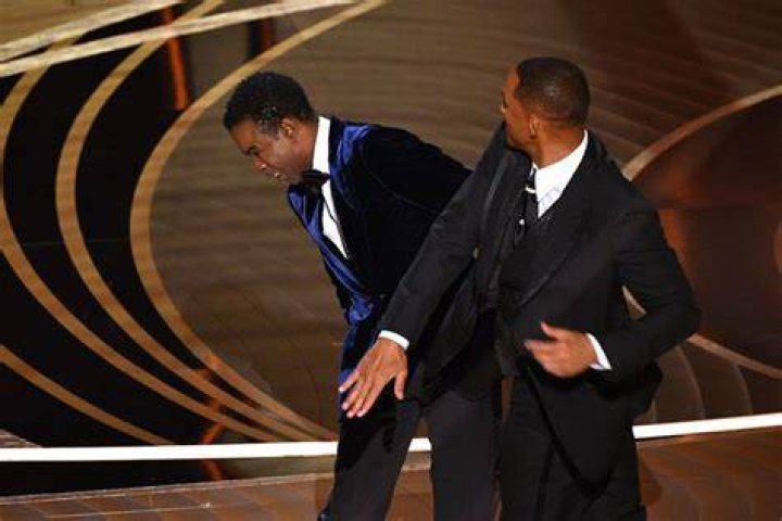 Will Smith Slapping Chris Rock on Oscars